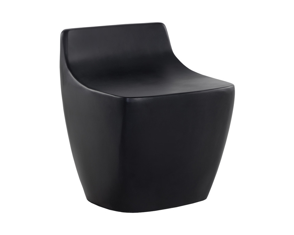 Ledger Black Stool