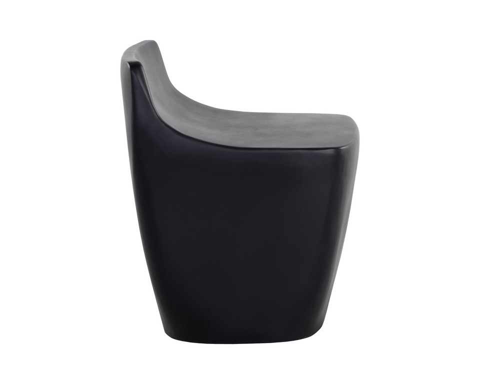 Ledger Black Stool
