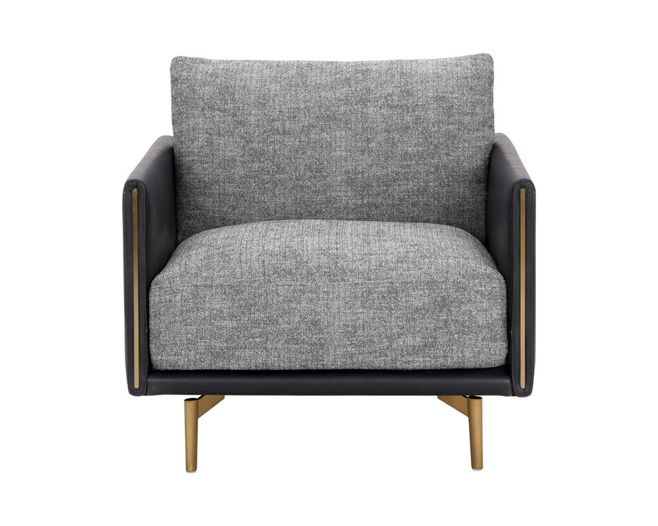 Ashi Nash Zebra / Coal Black Armchair