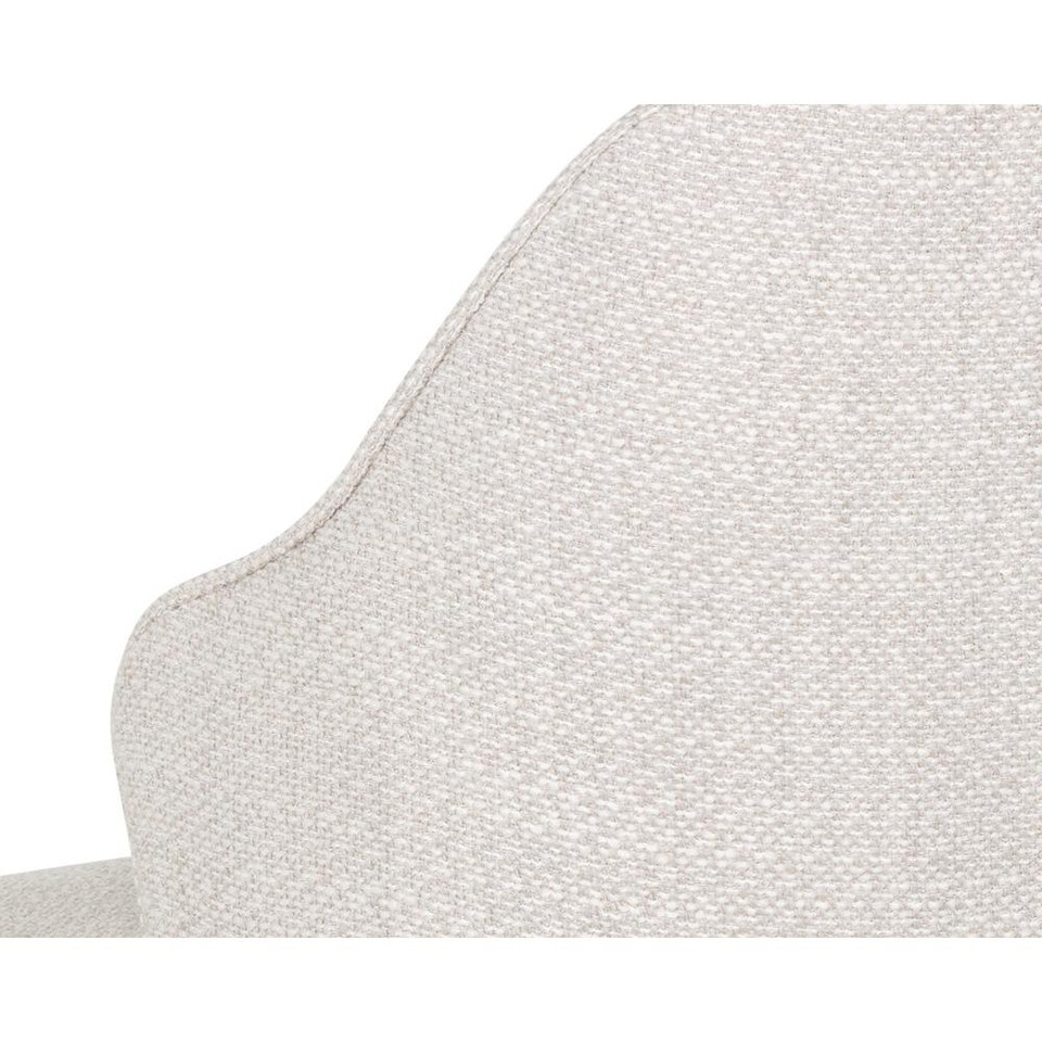 Bretta Swivel Moto Stucco Dining Chair, view 3