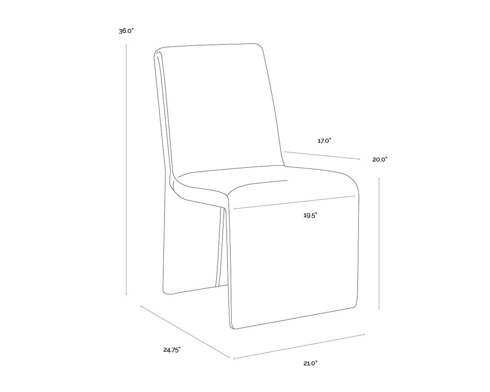 Cascata Moss Green Dining Chair