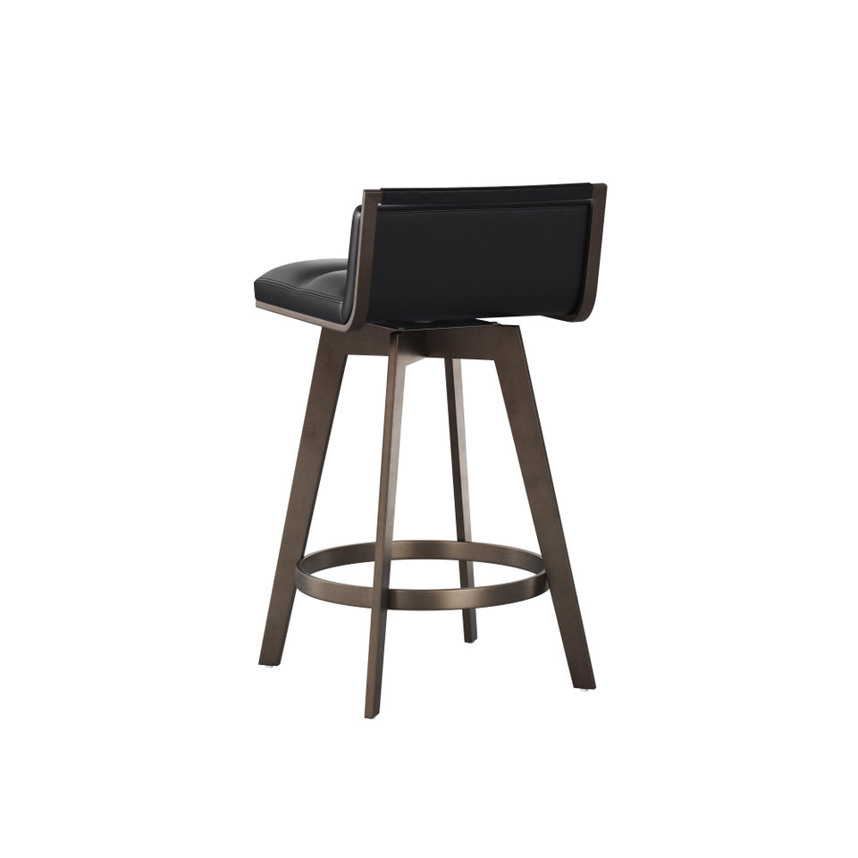 Arizona Swivel Bravo Black Counter Stool, view 2