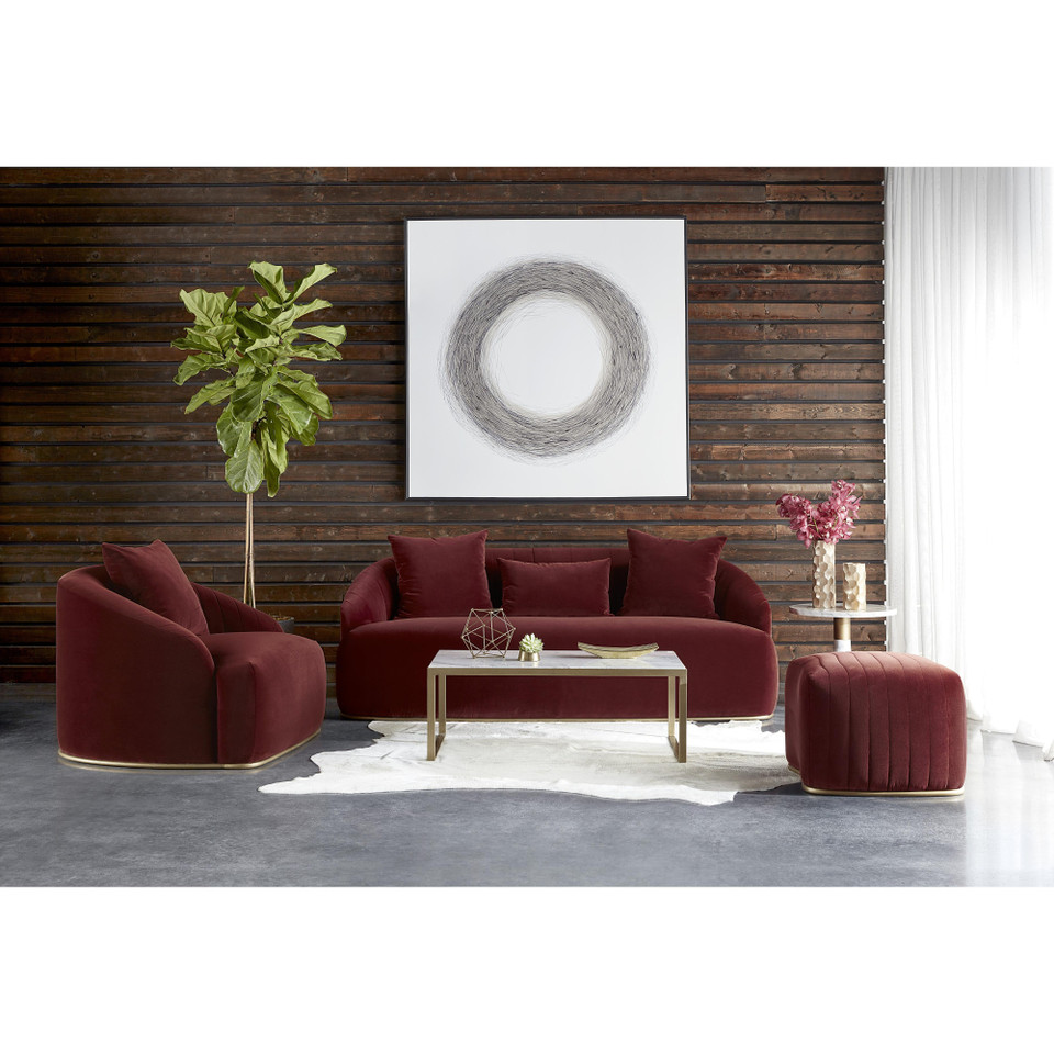 Astrid Merlot Armchair, view 6
