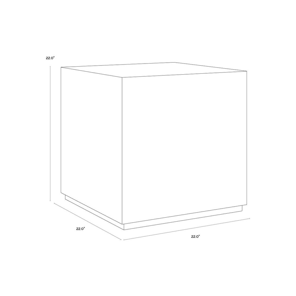 Laros End Crema Breccia Marble Table, view 8