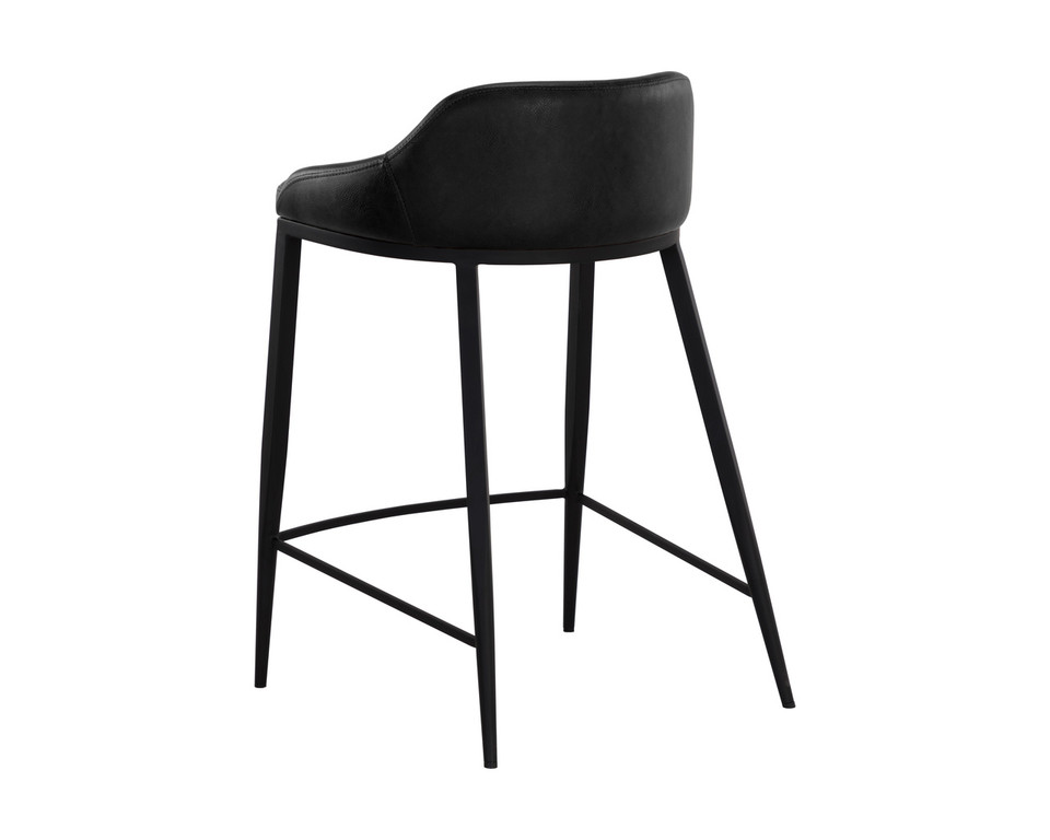 Astra Nightfall Black Counter Stool