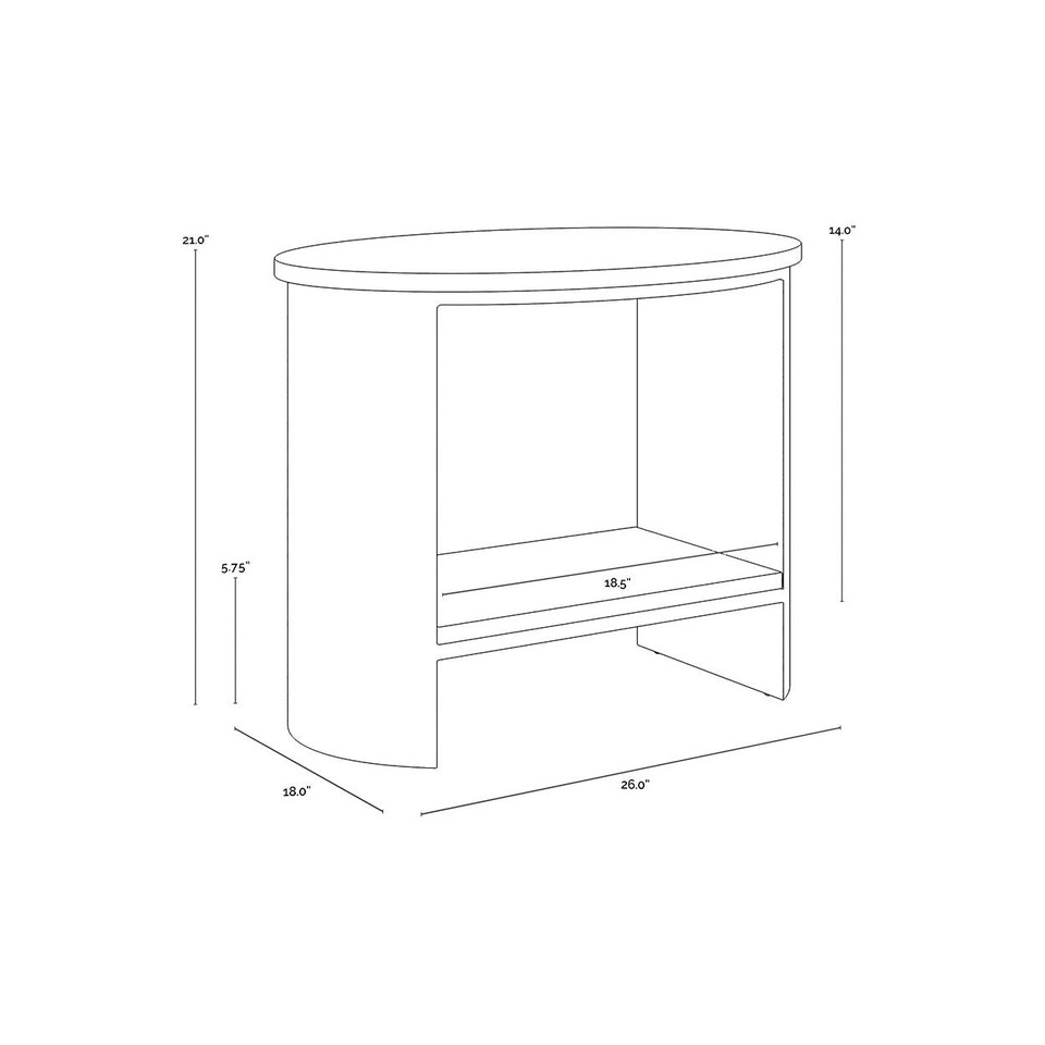 Roshni Side Table, view 3