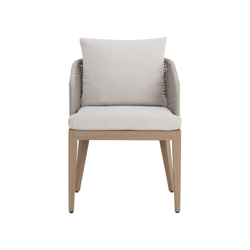 Capri Dining Drift Brown - Palazzo Cream Armchair, view 4