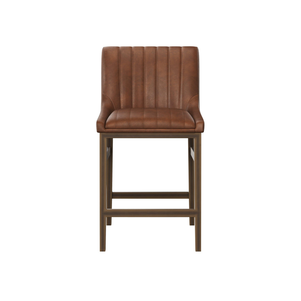 Halden Bravo Cognac Counter Stool, view 4
