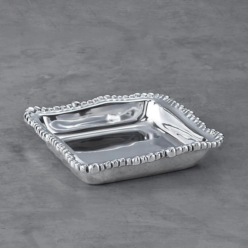 Giftables Organic Pearl Napkin Box - Holder Detail | Bone & Brass