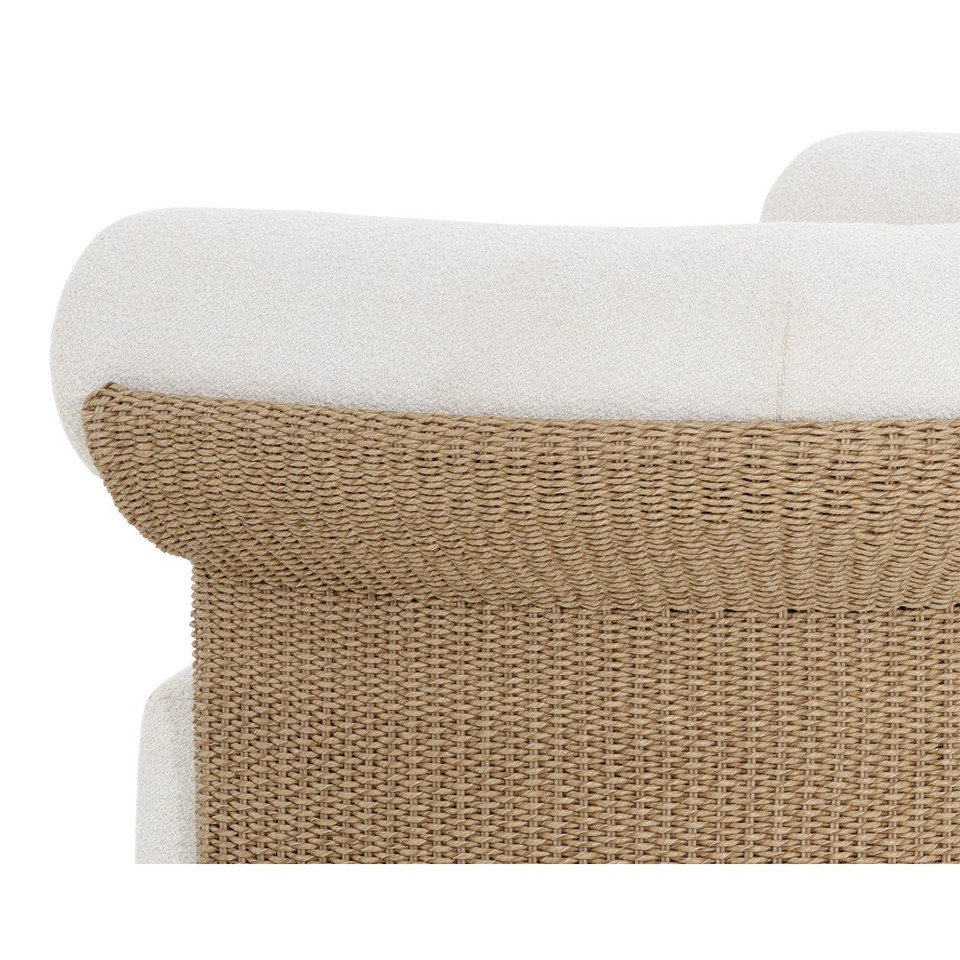 Asos Louis Cream Lounge Chair, view 4