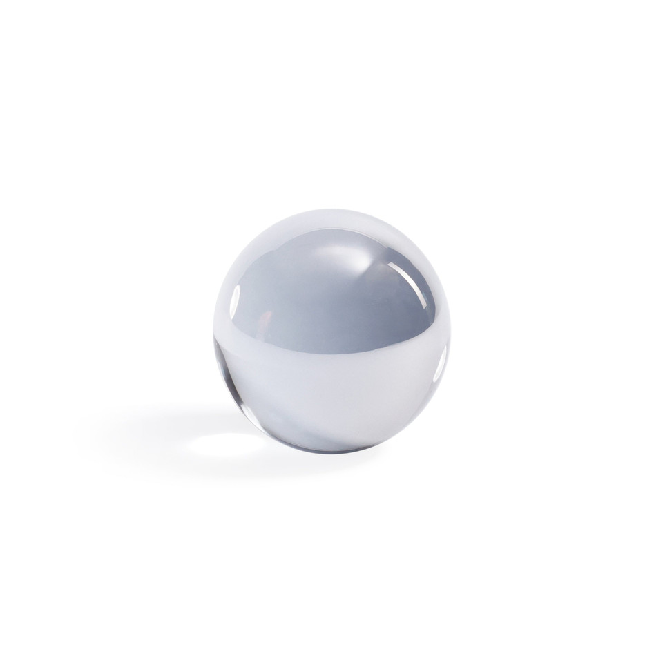 Smoke Grey Decorative Crystal Glass Ball, view 6