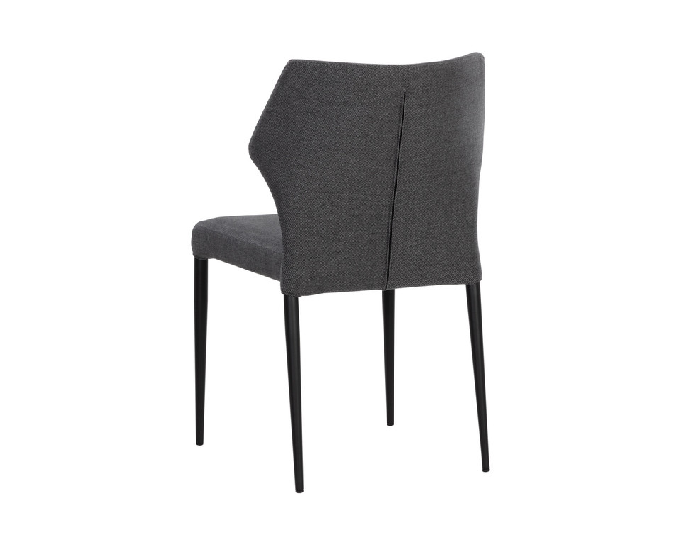 James Stackable City Grey Dining Chair