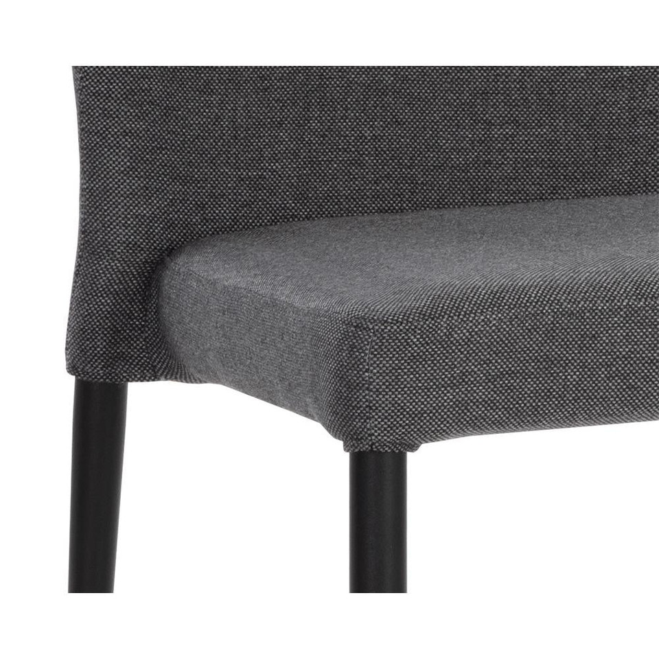 James Stackable City Grey Dining Chair