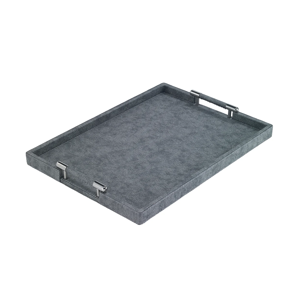 Stingray Rectangular Serving Trays with Handles, view 6