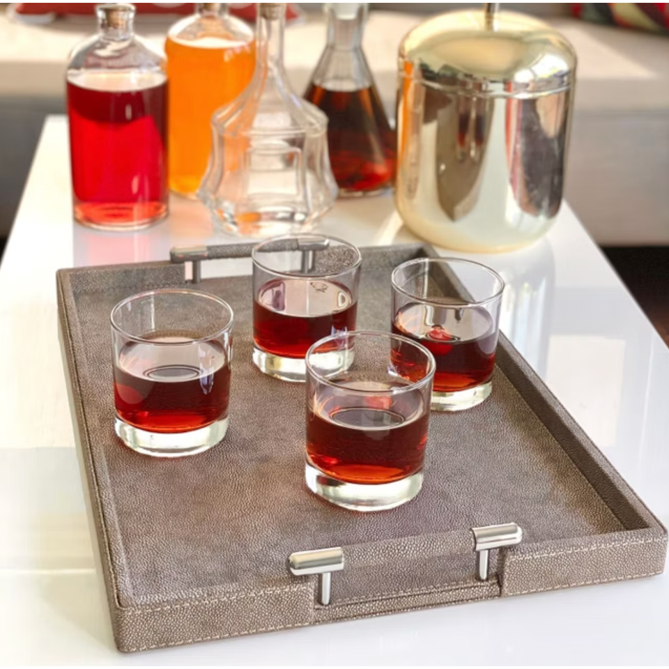 Stingray Rectangular Serving Trays with Handles, view 3