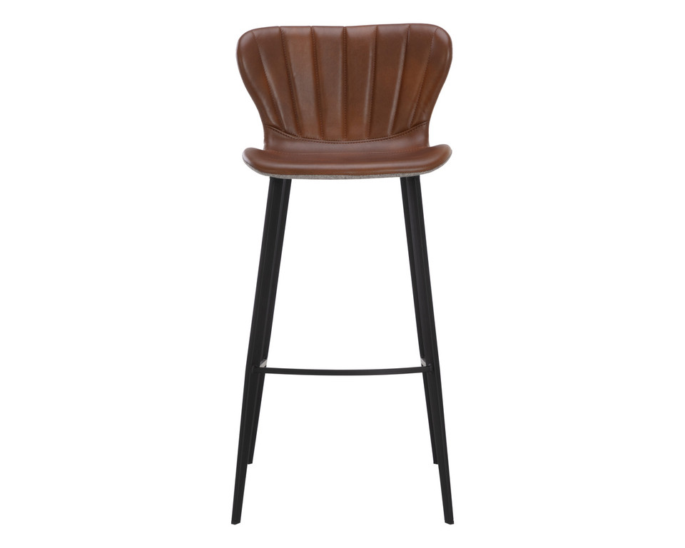 Arabella Barstool Bravo Cognac / November Grey