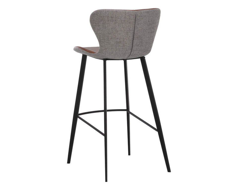 Arabella Barstool Bravo Cognac / November Grey