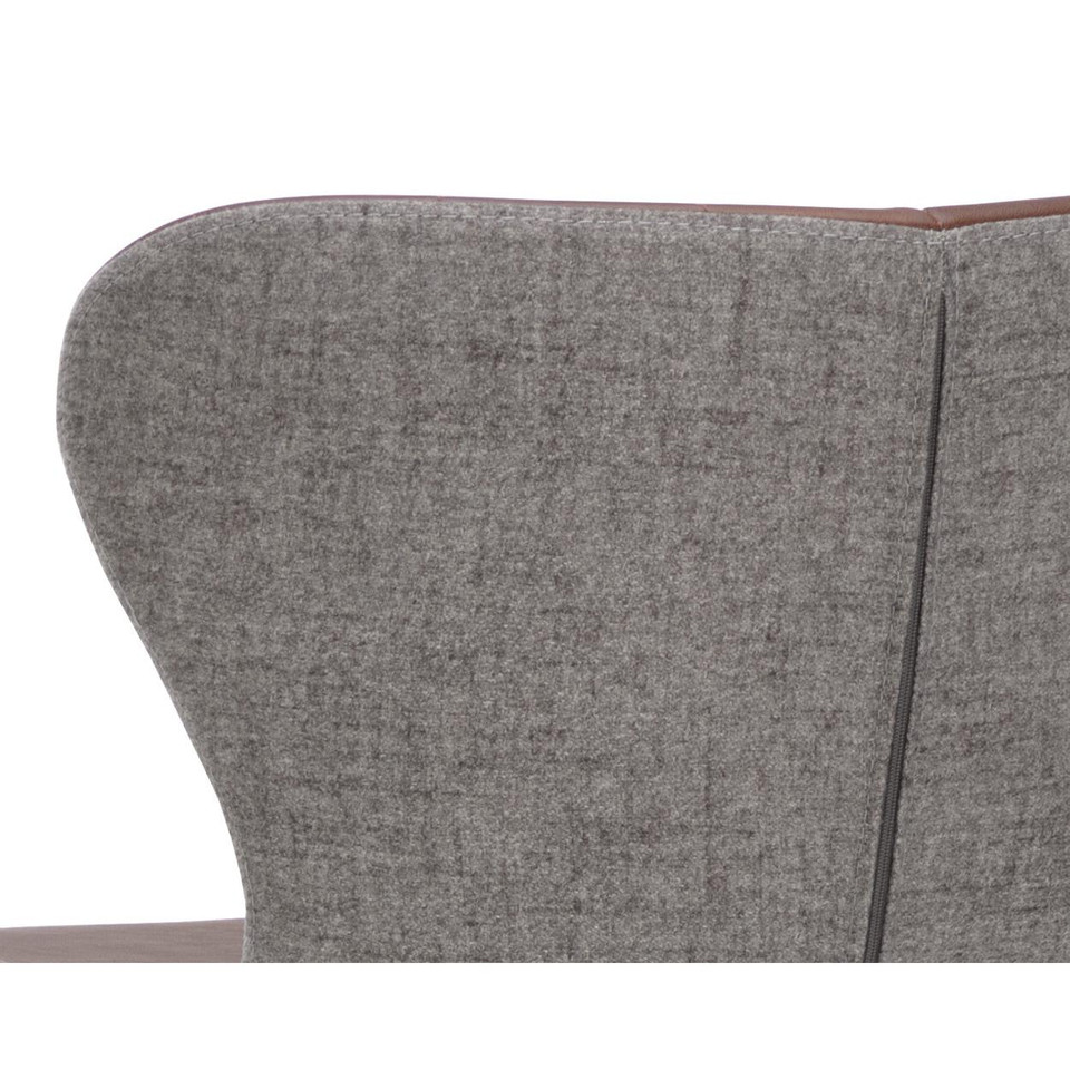 Arabella Barstool Bravo Cognac / November Grey, view 3