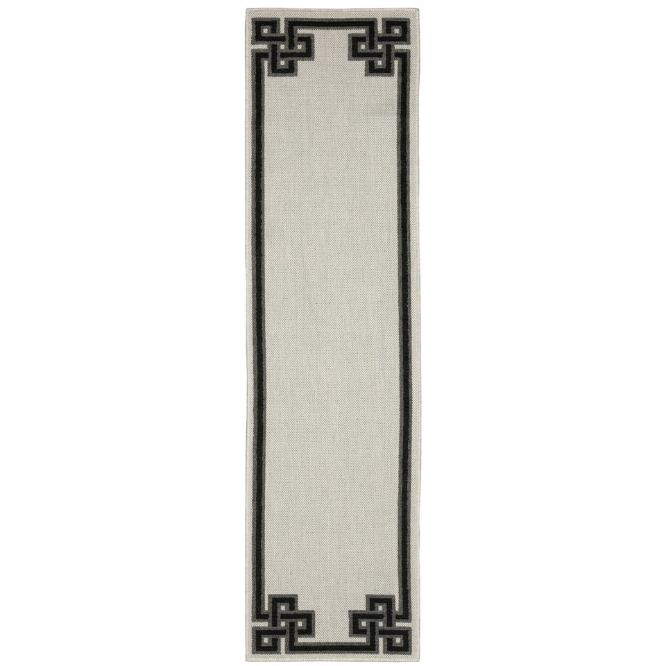 Torrey Beige & Black Outdoor Rug, view 5