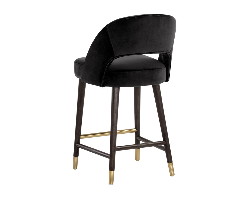 Monae Abbington Black Counter Stool