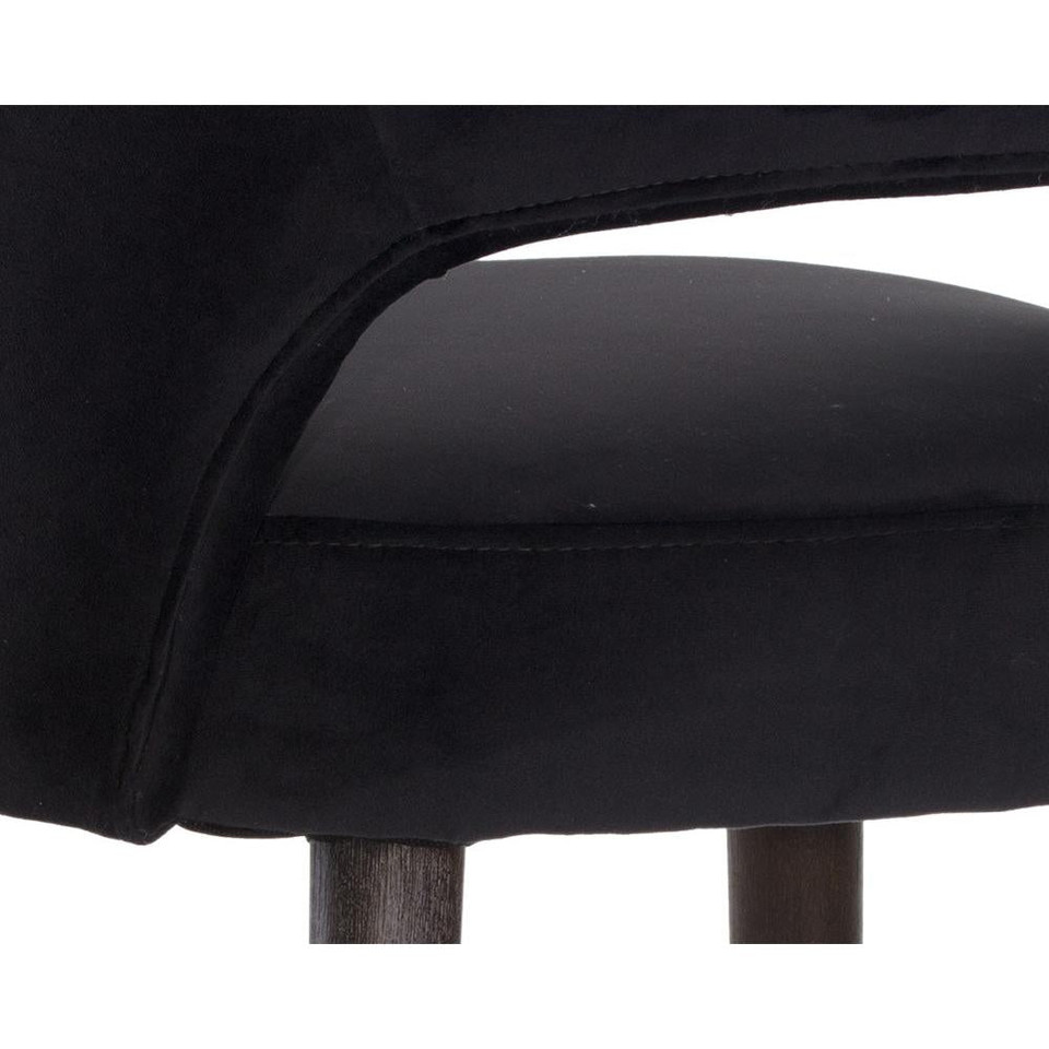 Monae Abbington Black Counter Stool, view 6