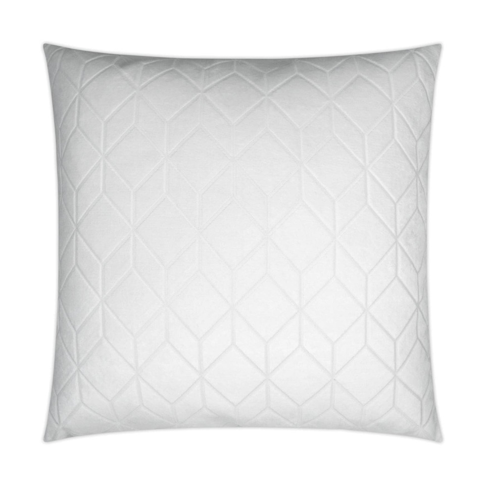 Cologne White Throw Pillow | Bone & Brass