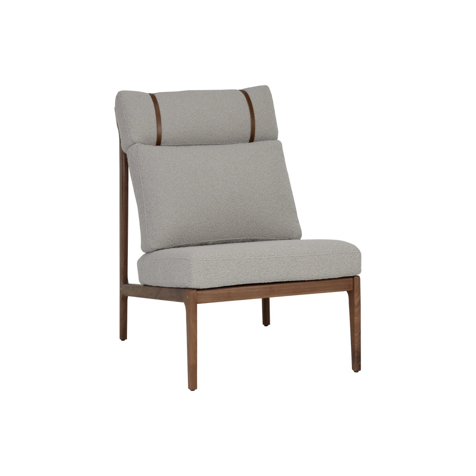 Elanor Walnut - Copenhagen Cappuccino Lounge Chair