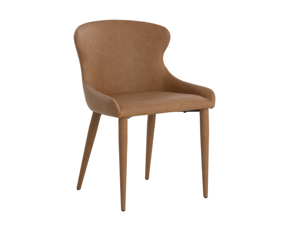 Evora Milliken Cognac Dining Chair