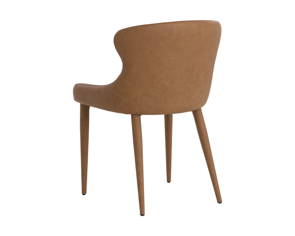 Evora Milliken Cognac Dining Chair