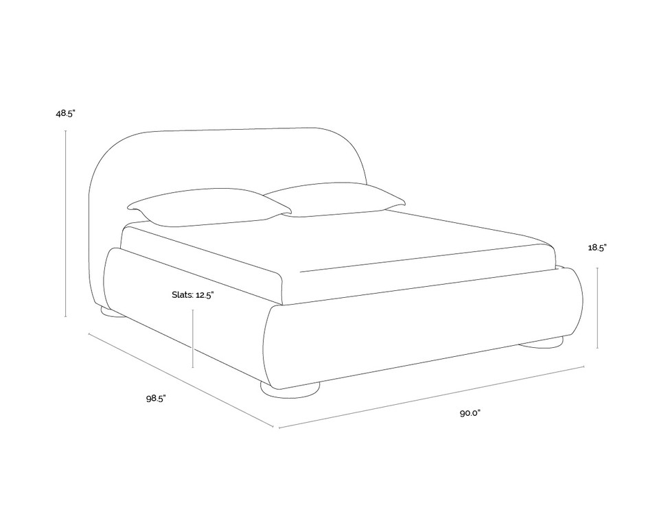 Marin King - Kona Camel Bed