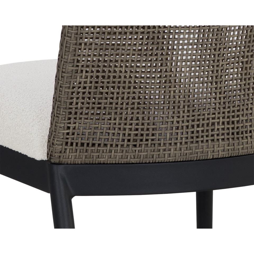 Calandri Black - Louis Cream Dining Chair, view 4