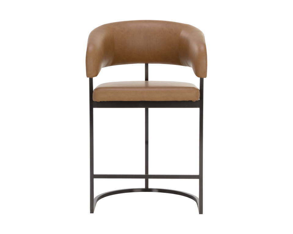 Marris Gunmetal - Milliken Cognac Counter Stool