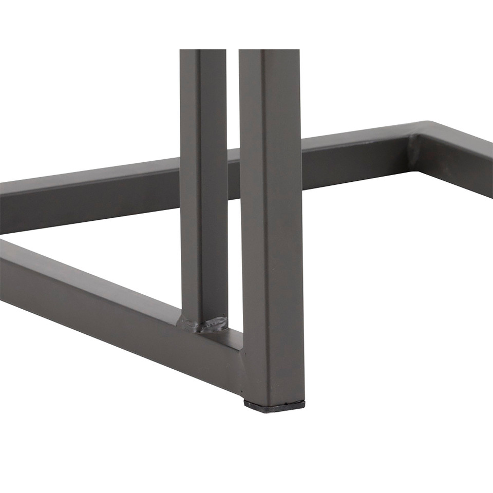 Boone Barstool Grey - Onyx, view 3