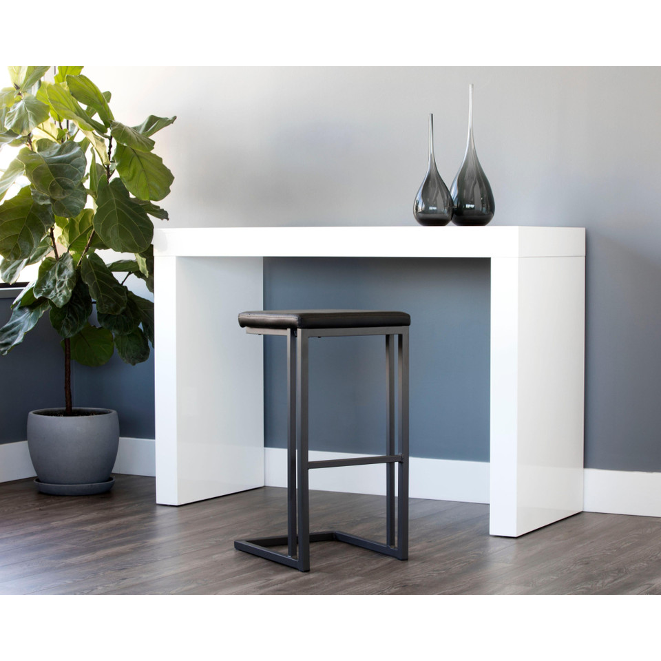 Boone Barstool Grey - Onyx, view 2