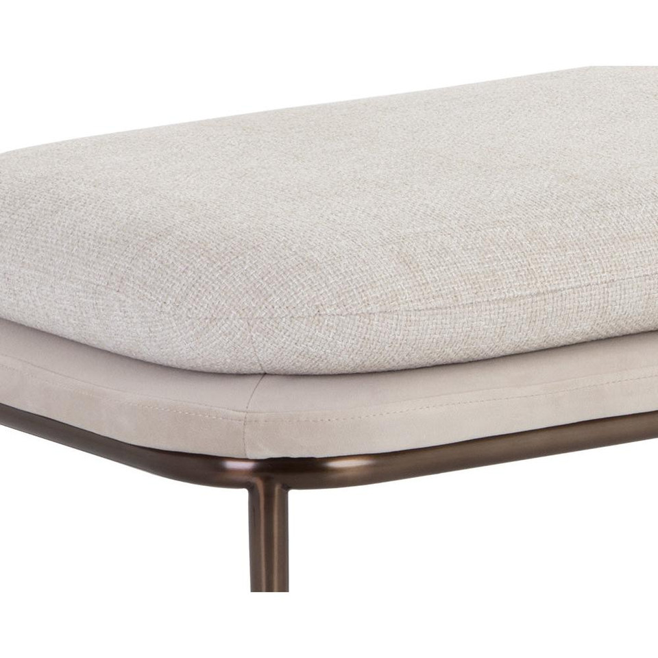 Koffi Dark Bronze - Chacha Cream / Meg Taupe Bench, view 2