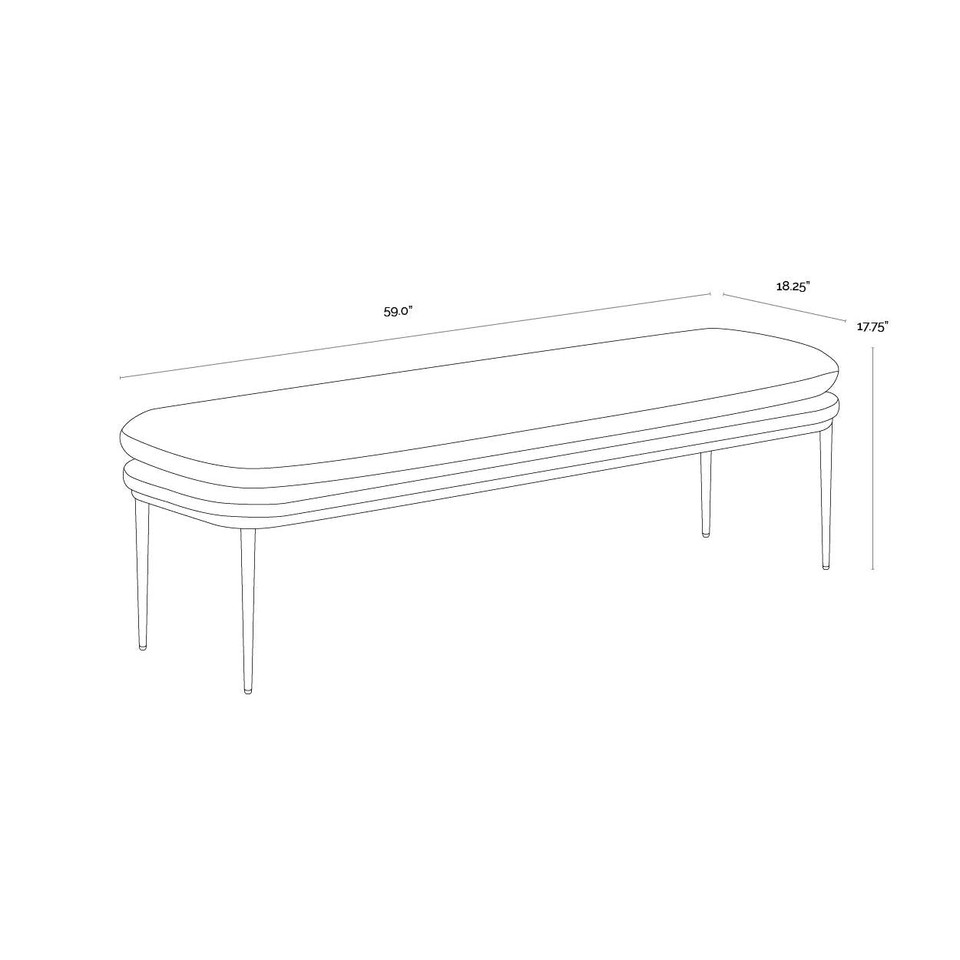 Koffi Dark Bronze - Chacha Cream / Meg Taupe Bench
