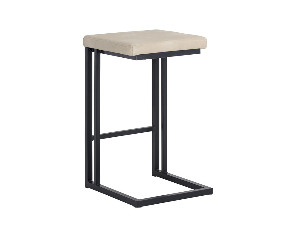 Boone Black - Bravo Cream Counter Stool