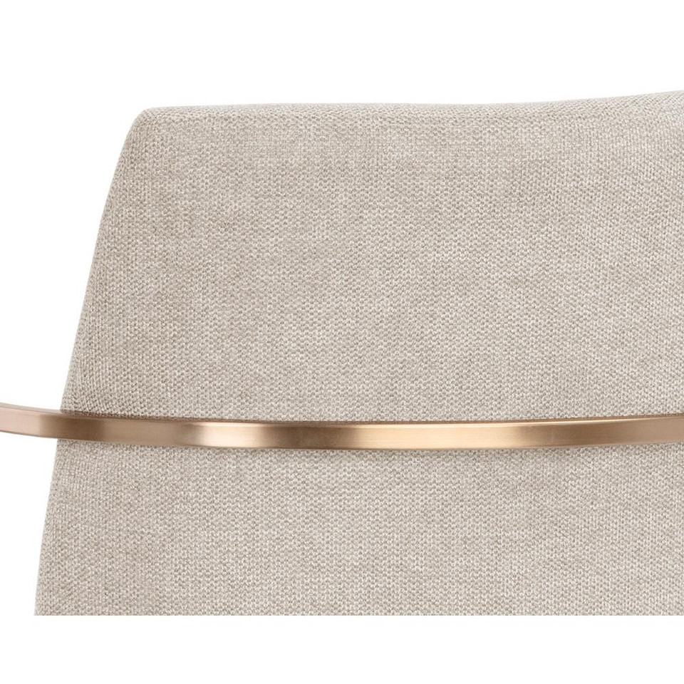 Rayla Dining Belfast Oatmeal Armchair, view 4