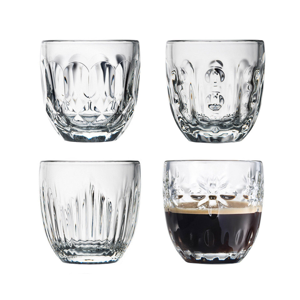 Troquet Assorted Espresso Cup Set of 4