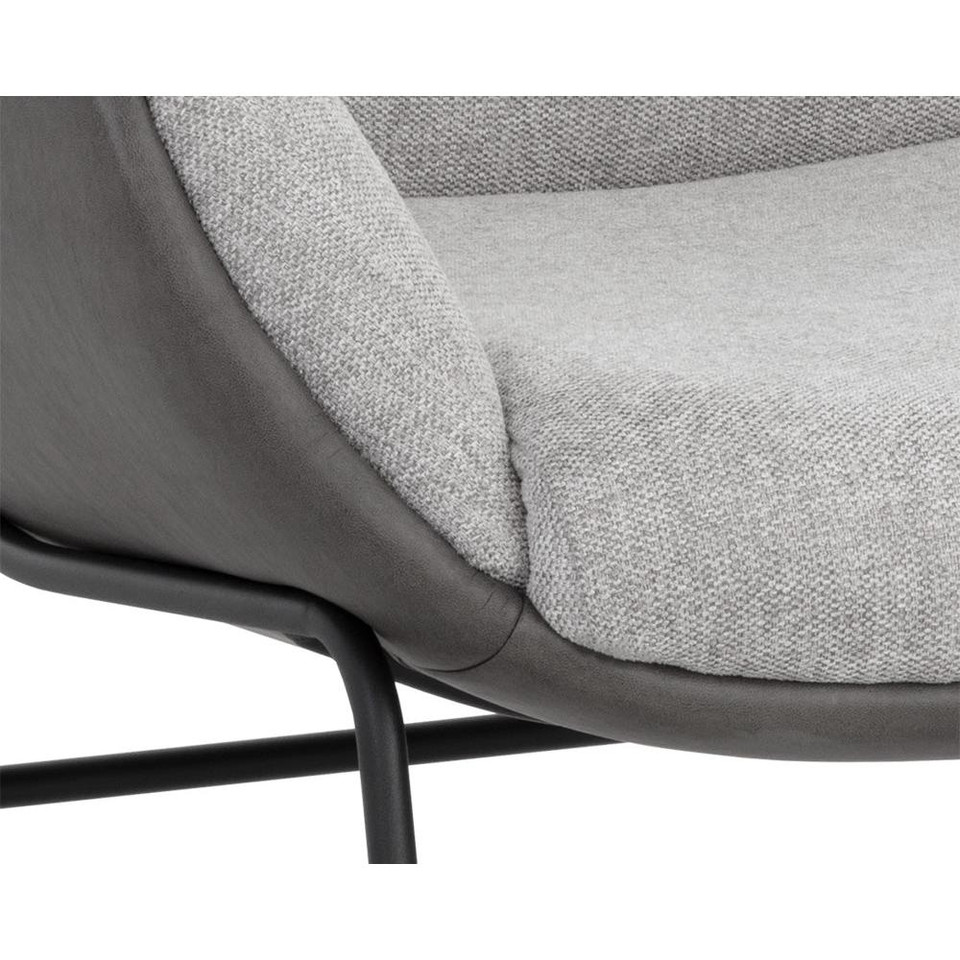 Lucier Belfast Heather Grey / Bravo Ash Lounge Chair