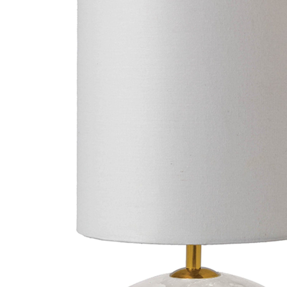 Alabaster Mini Orb Lamp, view 6