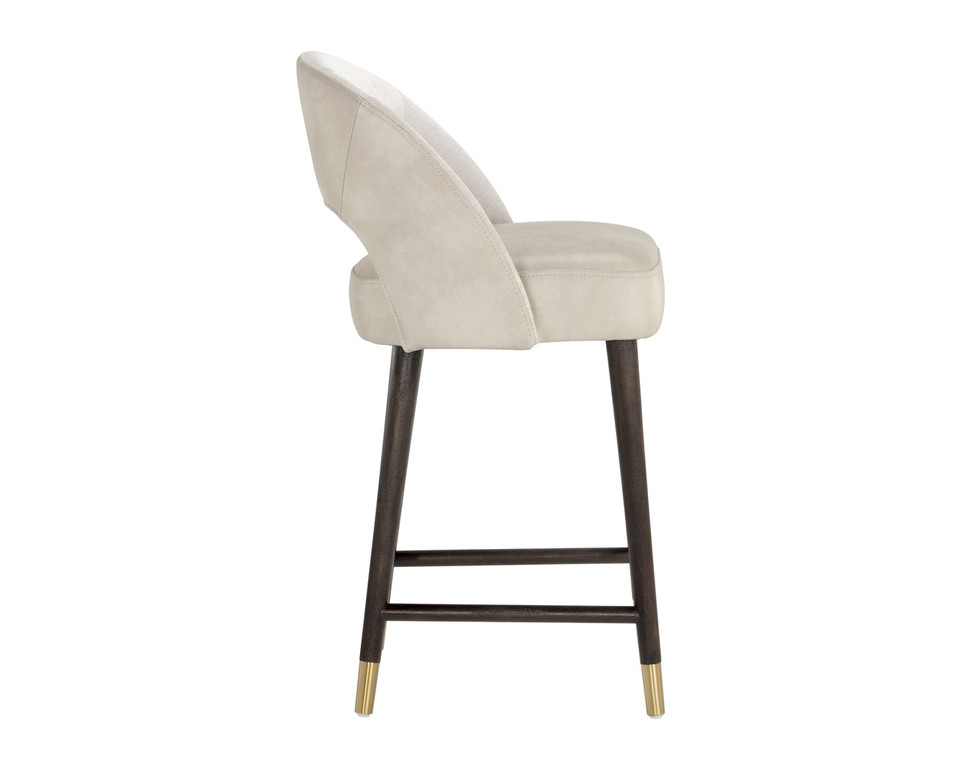 Monae Bravo Cream / Polo Club Muslin Counter Stool