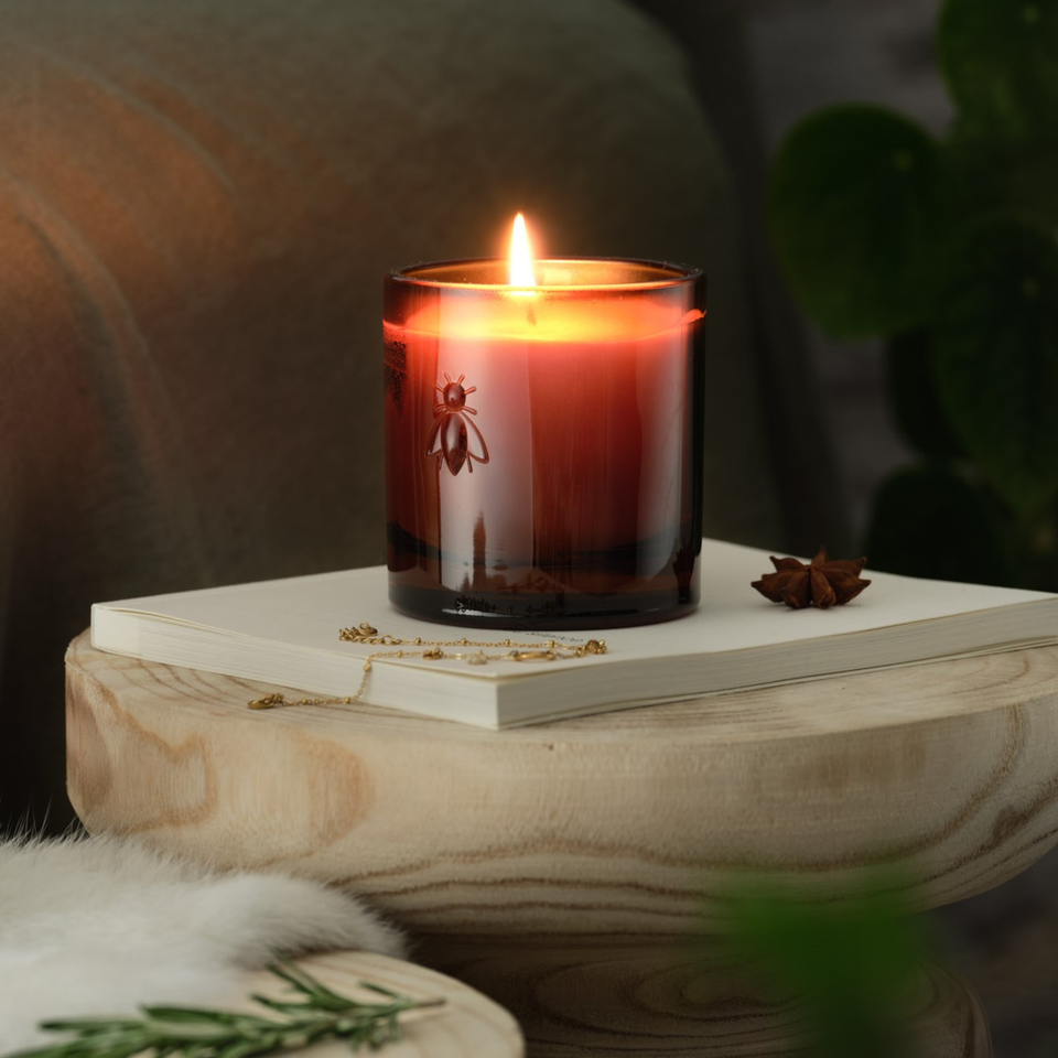 Orange Blossom Bee Candle, view 5