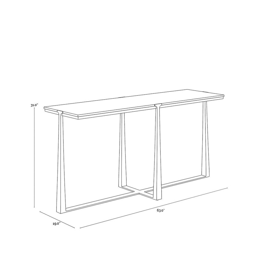 Cowell Console Table, view 4