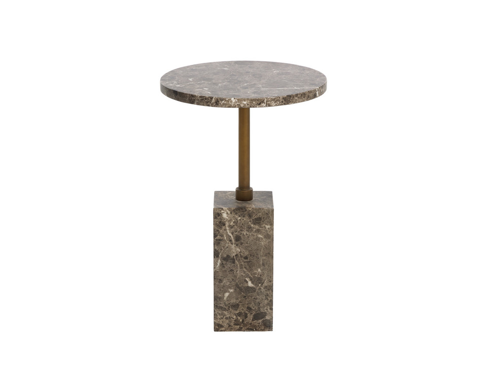 Mizani End Marble Look - Dark Emperador Table