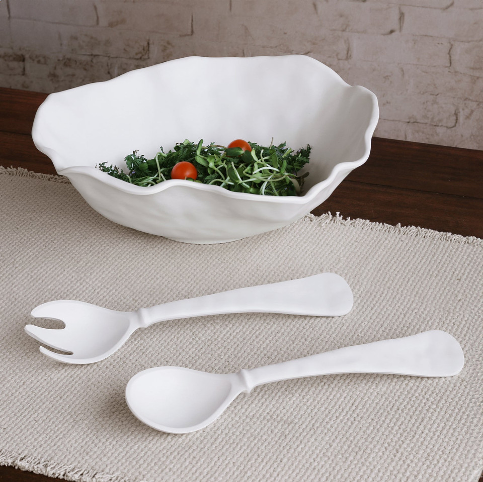 Vida Nube Large Round Bowl (White), view 9