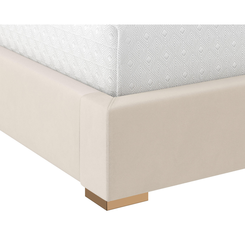 Alisha King - Meg Taupe Bed, view 6