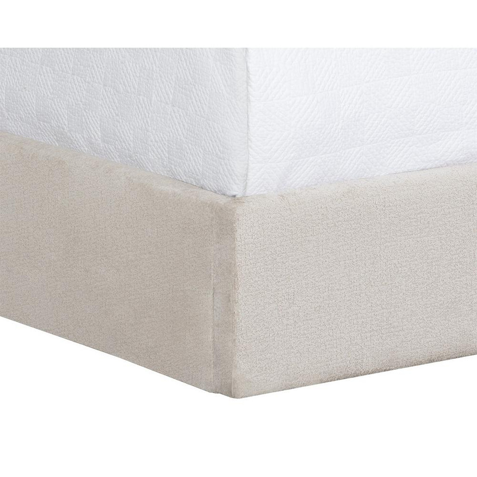 Nylah Queen - Bergen Taupe Bed, view 8