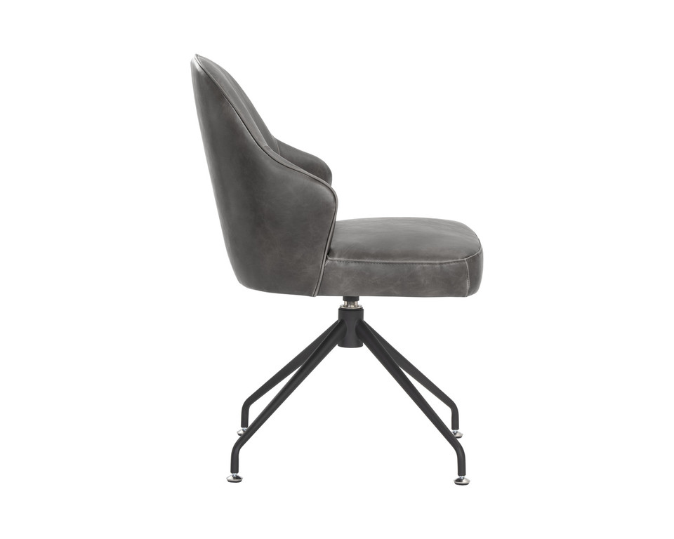 Bretta Swivel Overcast Grey Dining Chair