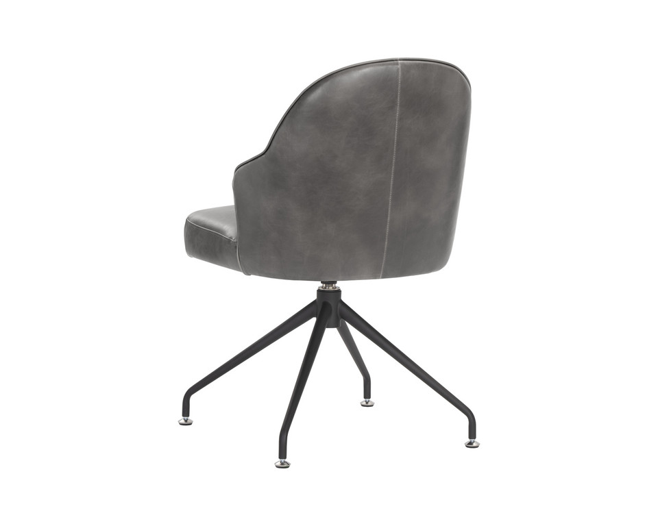 Bretta Swivel Overcast Grey Dining Chair
